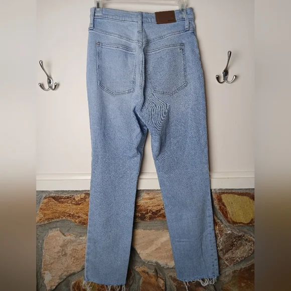 Madewell the Perfect Vintage Jean 27 Light wash Distressed Great UC - Picture 6 of 10